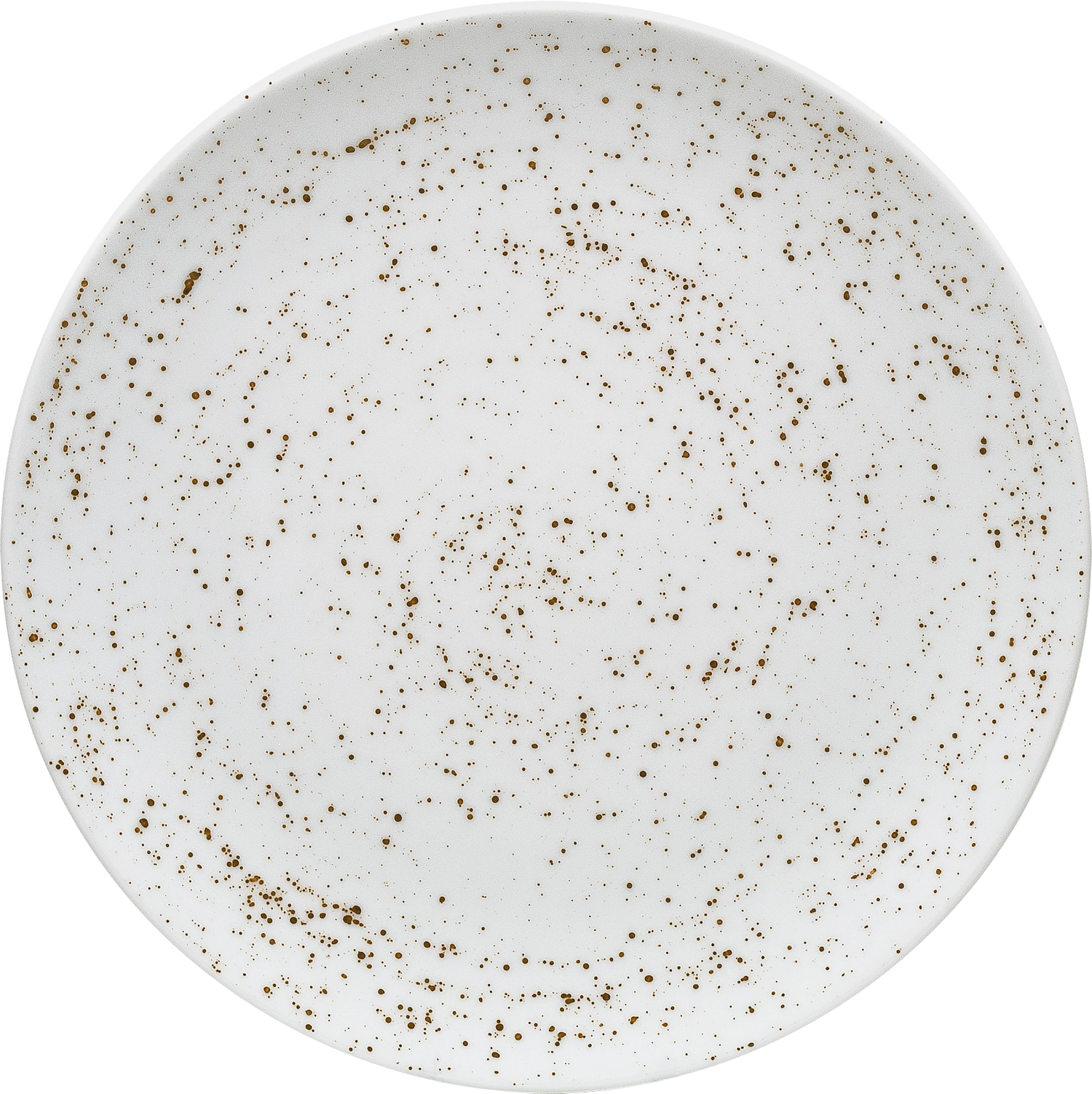 Pottery Unique white Assiette plate ronde coupe 28cm