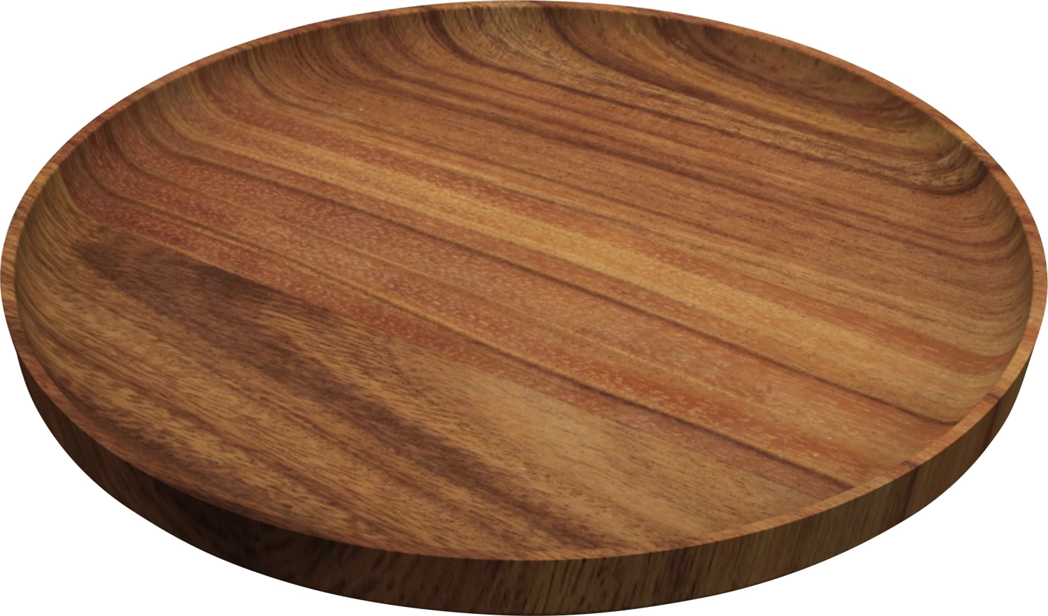 Playground assiette plate en bois ronde d24cm h2.5cm
