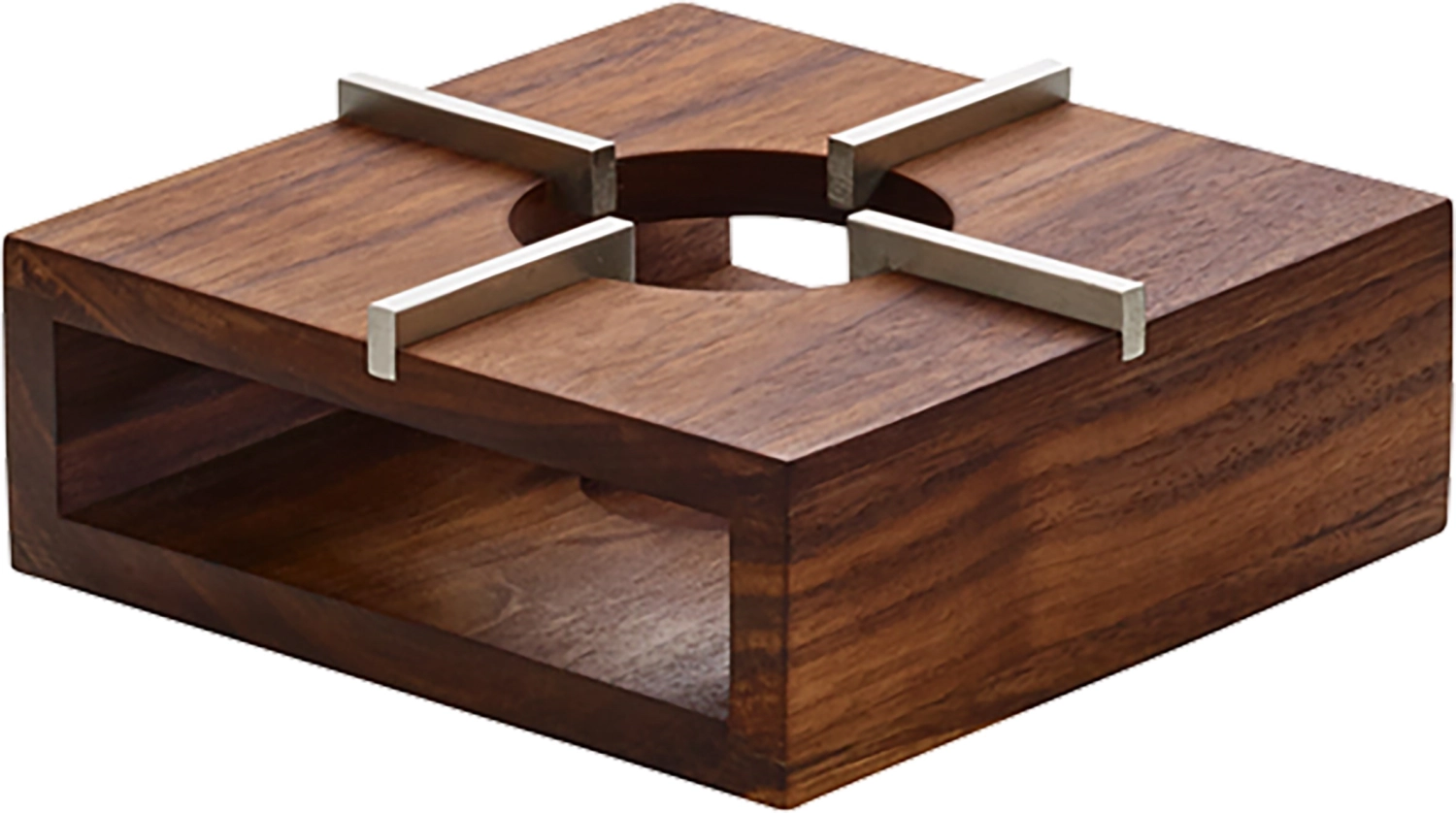 Teapot warmer walnut 14x14cm