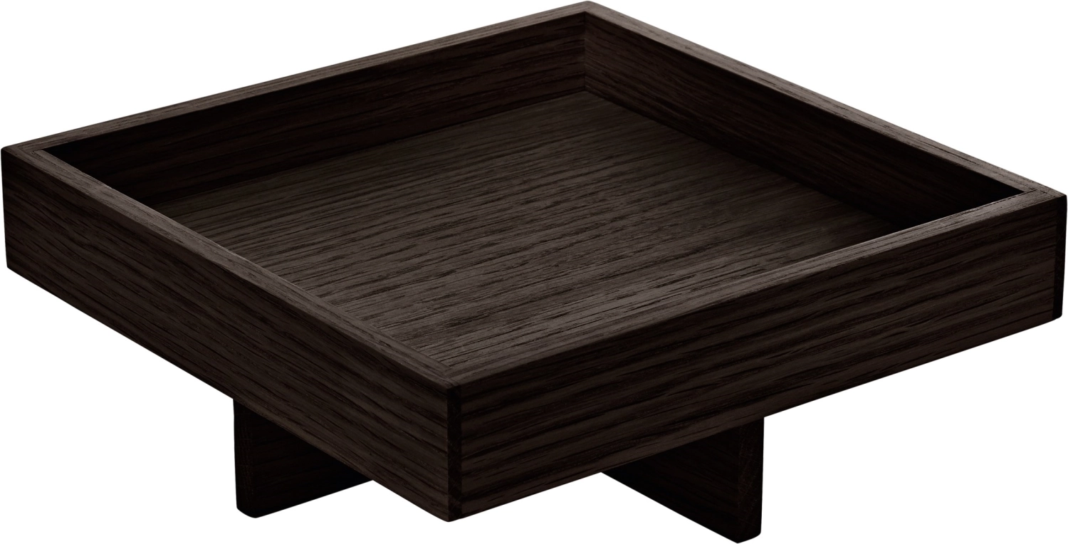 Playground ananti ménagère carrée wengé 18x18cm sur pied 4cm