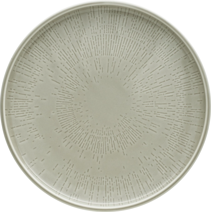 Shiro Glaze Steam Teller flach coupe Struktur 26cm