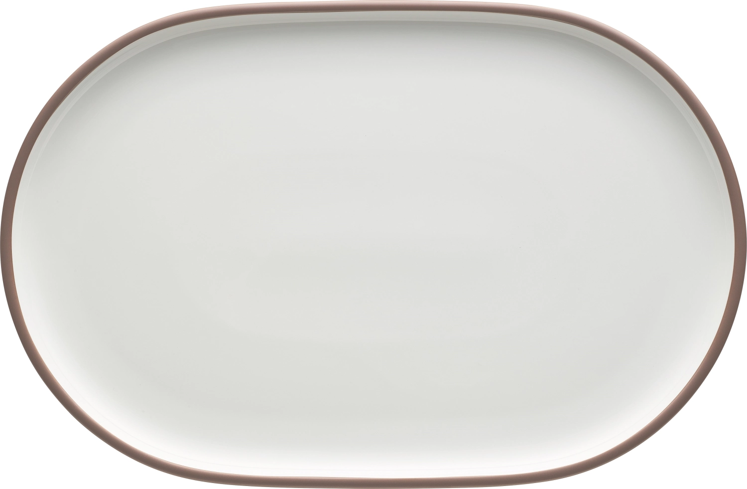 Shiro Rim Platte coupe oval 36x23cm