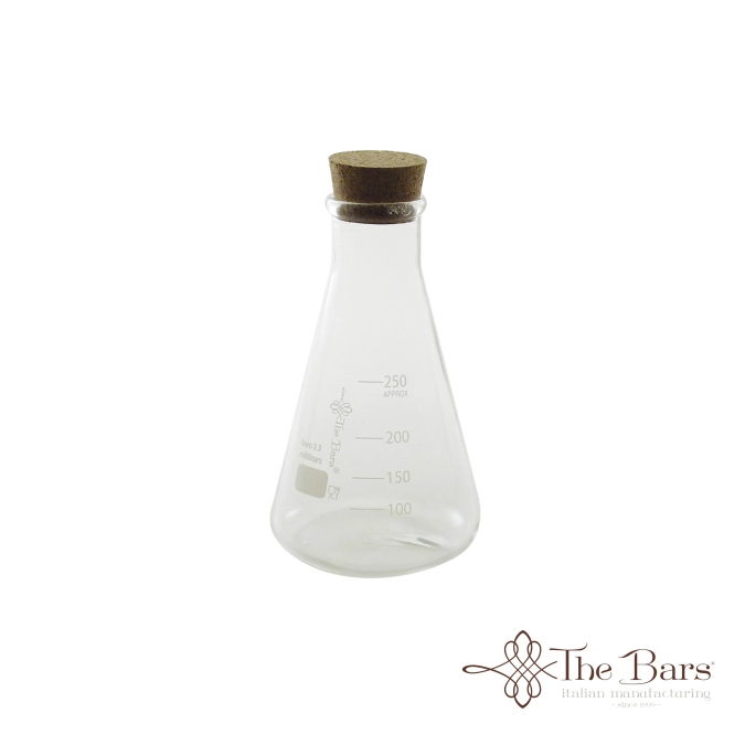 Labware glass flask 250 ml.