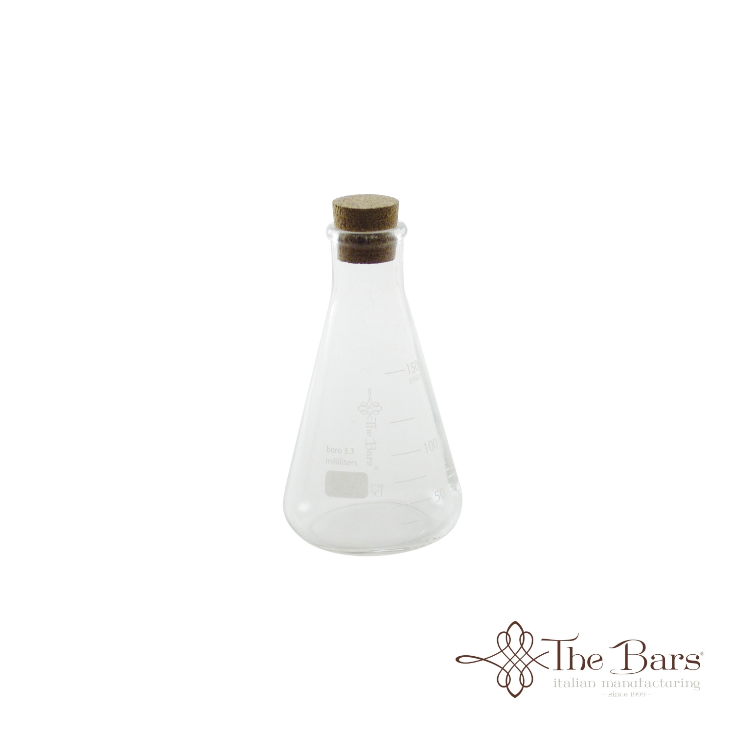 Labware glass flask 150 ml.