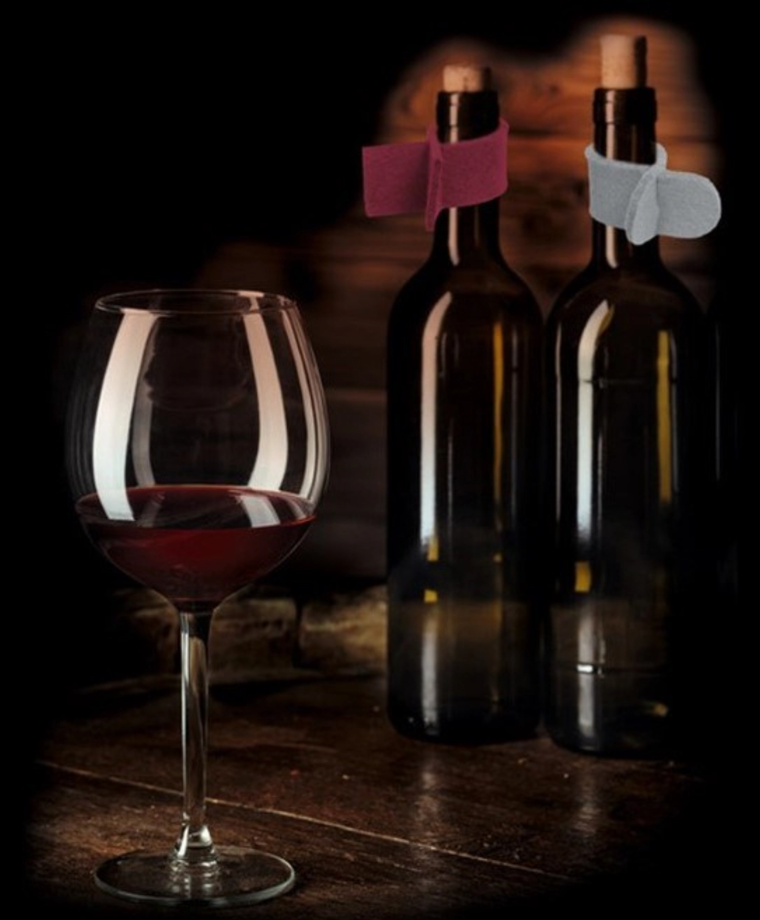 Attrape-gouttes en feutre et acier inoxydable, gris