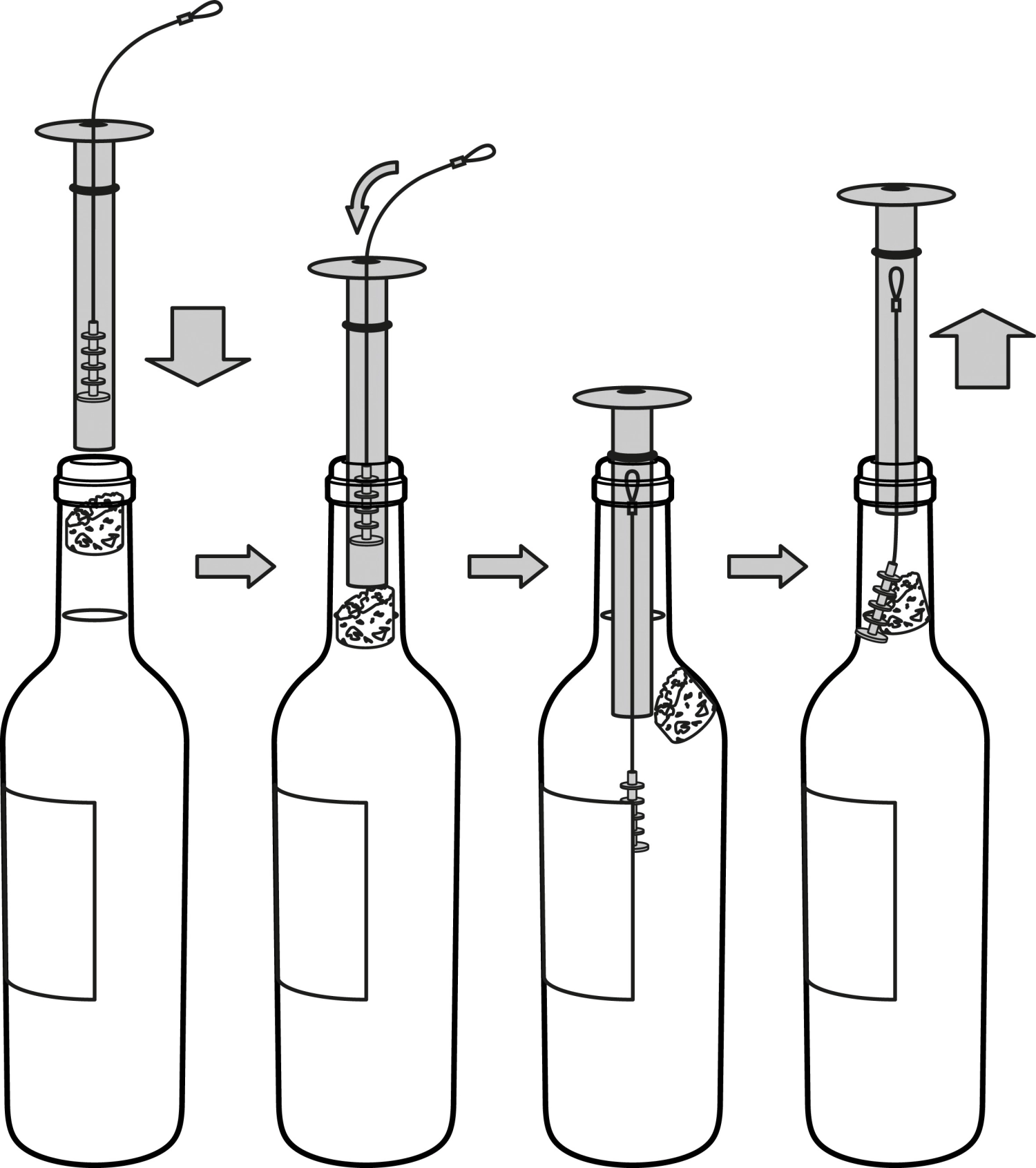 Déboucheur, acier inoxydable en boîte cadeau