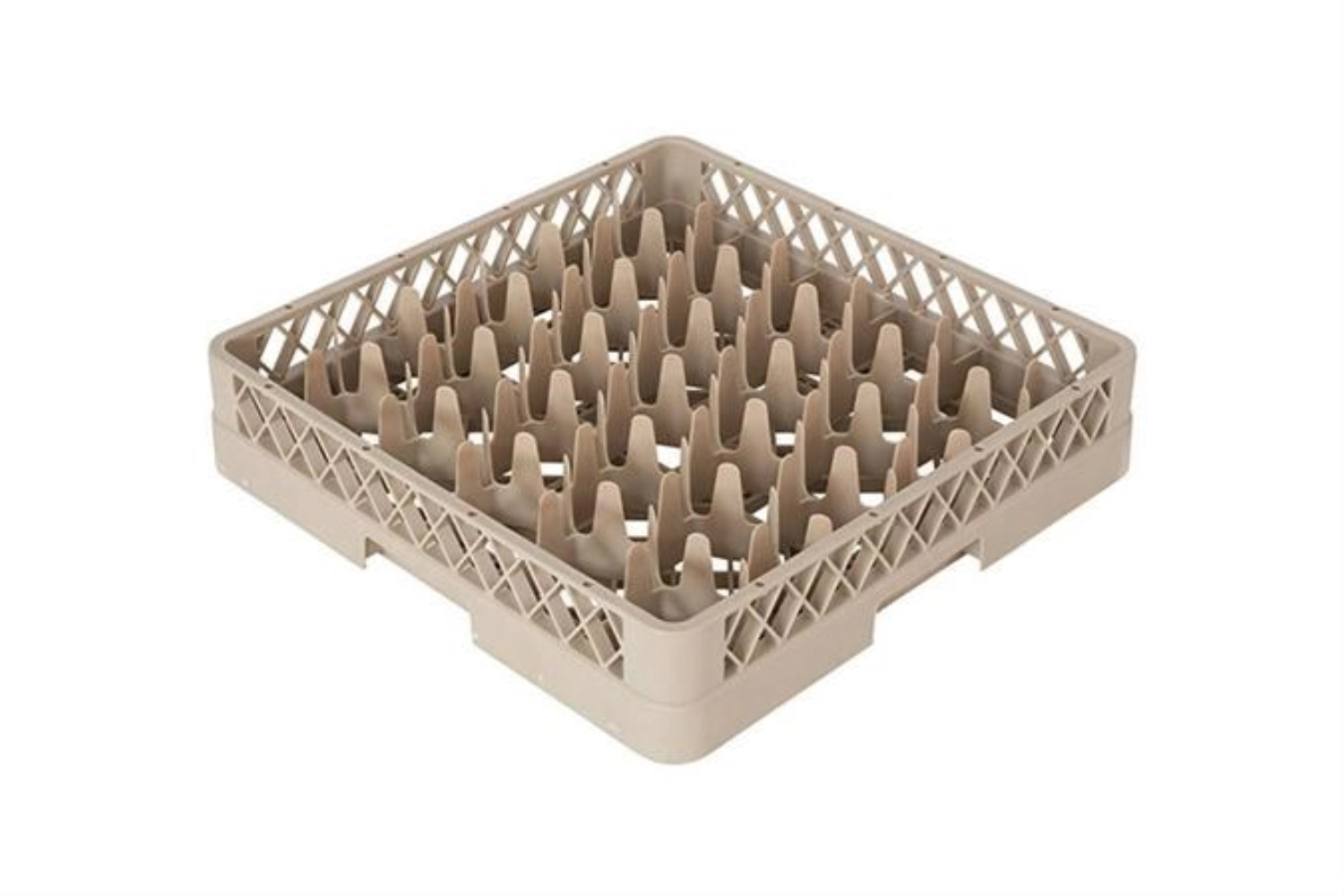 Panier à verres 30 Fä verre D7.5 à 8.1cm H max 8.5cm beige