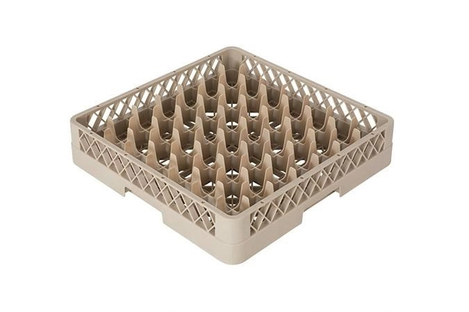 Panier à verres 49 Fä verre D7.5 à 8.1cm H max 8.5cm beige