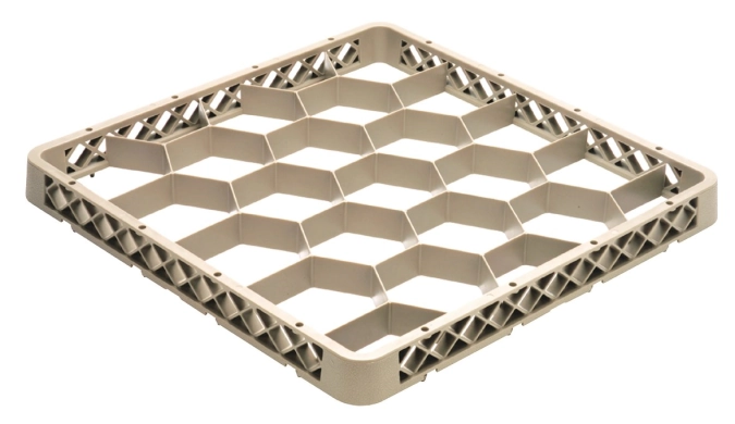 Rehausse p. panier à verres 20 compartiments H4cm beige