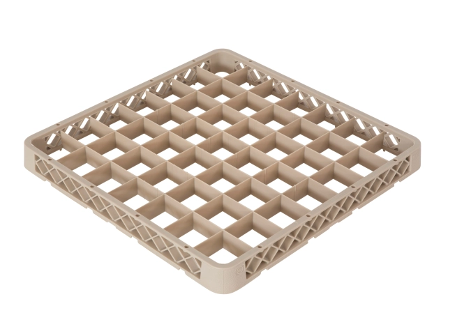 Rehausse p. panier à verres 49 compartiments H4cm beige