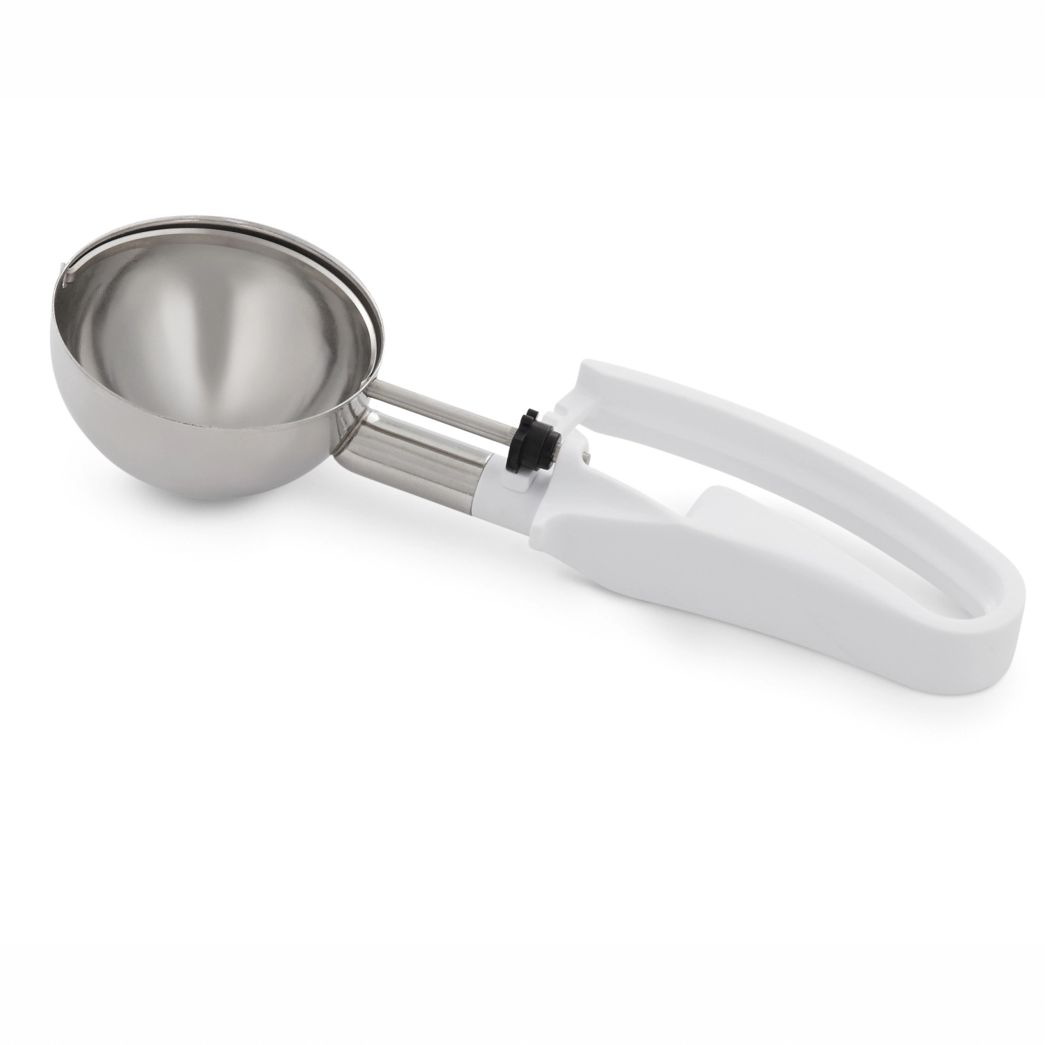 Portionierer mit Griff weiss