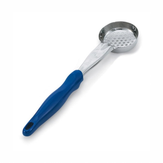 Louche ronde perf manche bleu Ø6.5cm L32cm 60ml