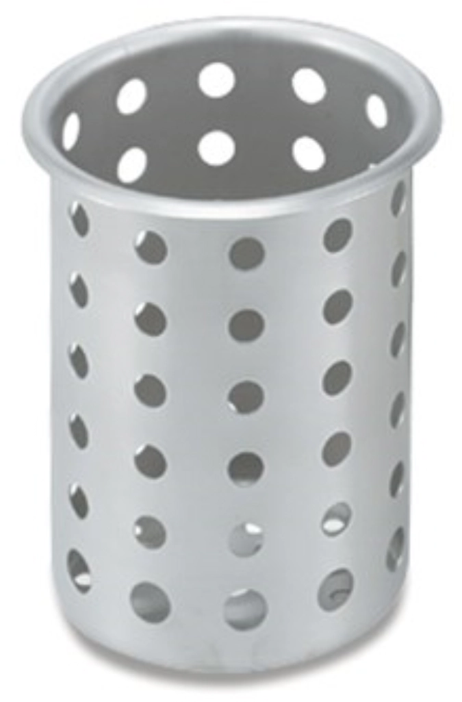 Carquois à couverts inox cylindrique D11cm H14cm