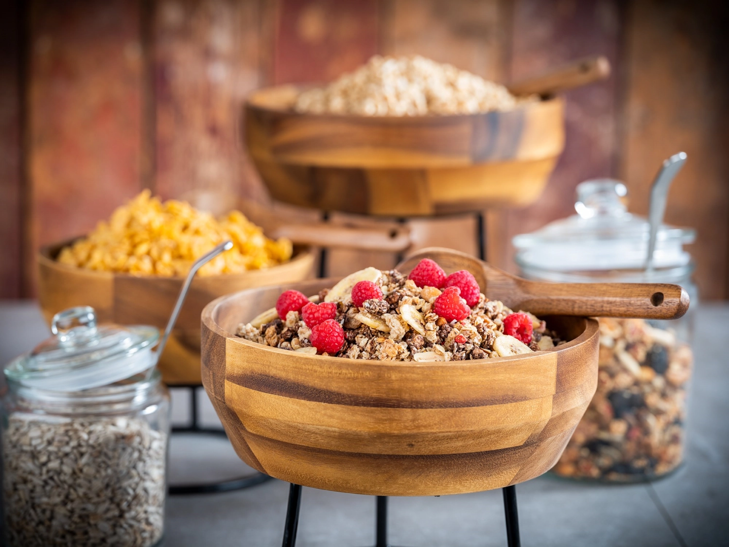 Bol Acacia D25cm H8.5cm, 2.5L