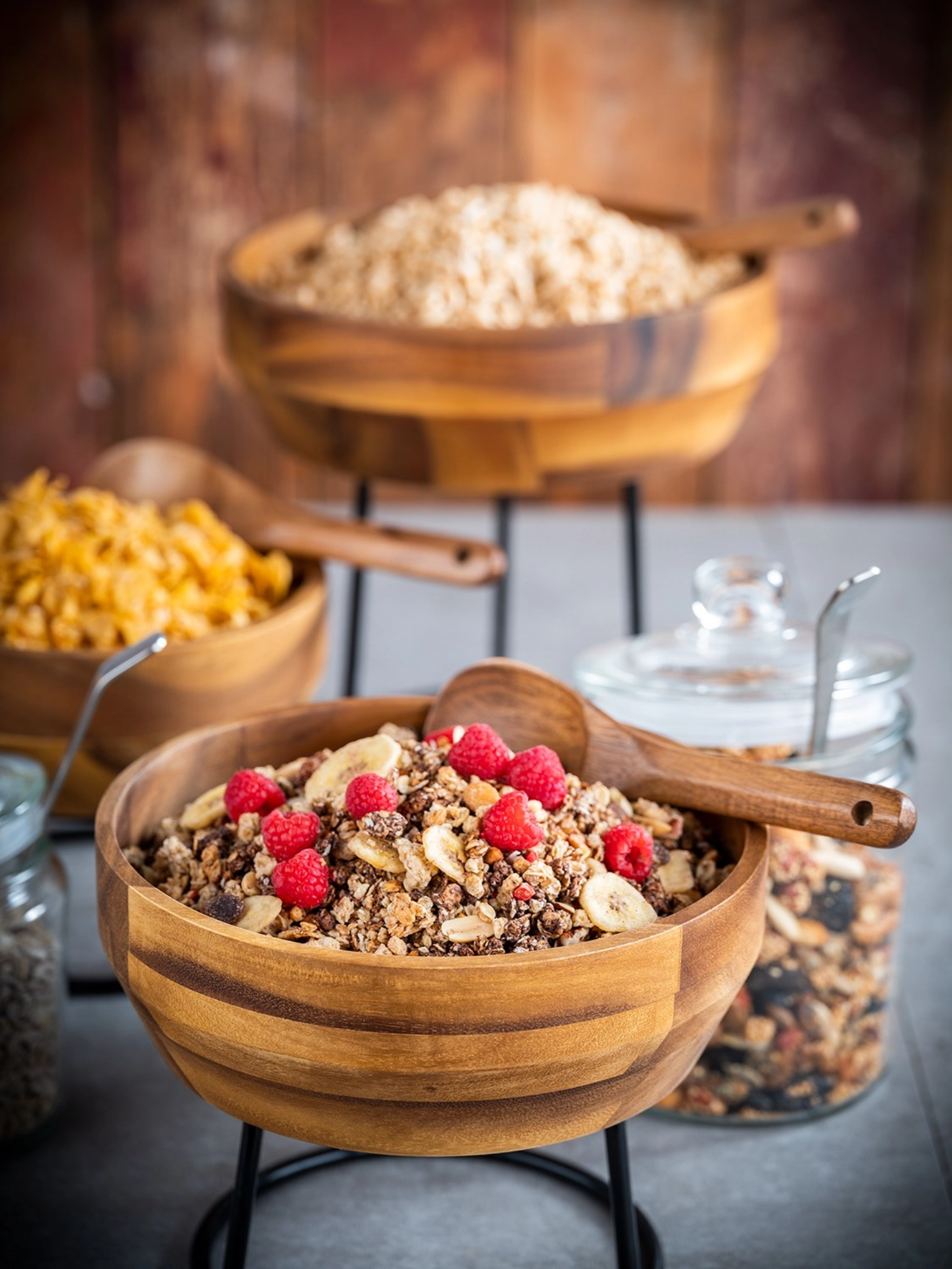 Bol Acacia D25cm H8.5cm, 2.5L