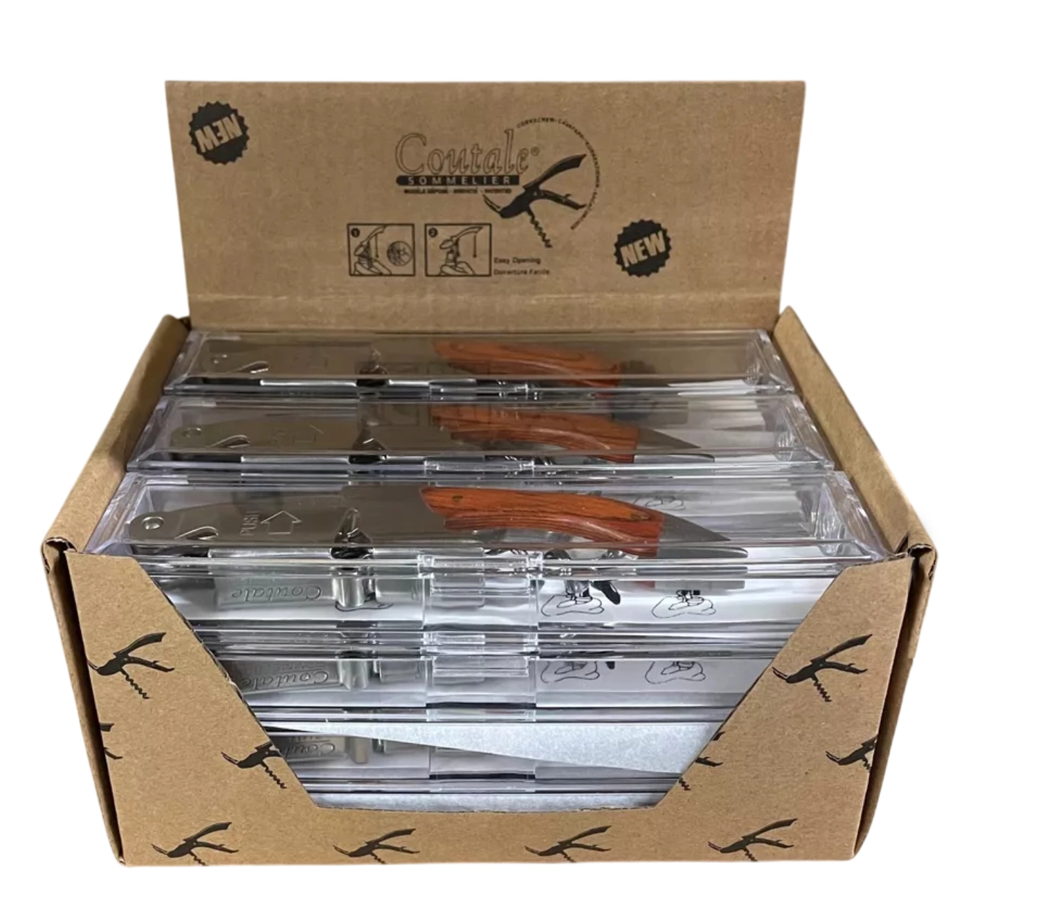 12 pcs. Couvert de sommelier pro Prestige bois de rose