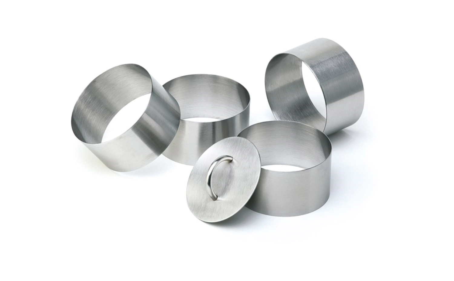 5er Set Schaumspeiseringe, ca. D8cm, H4.5cm