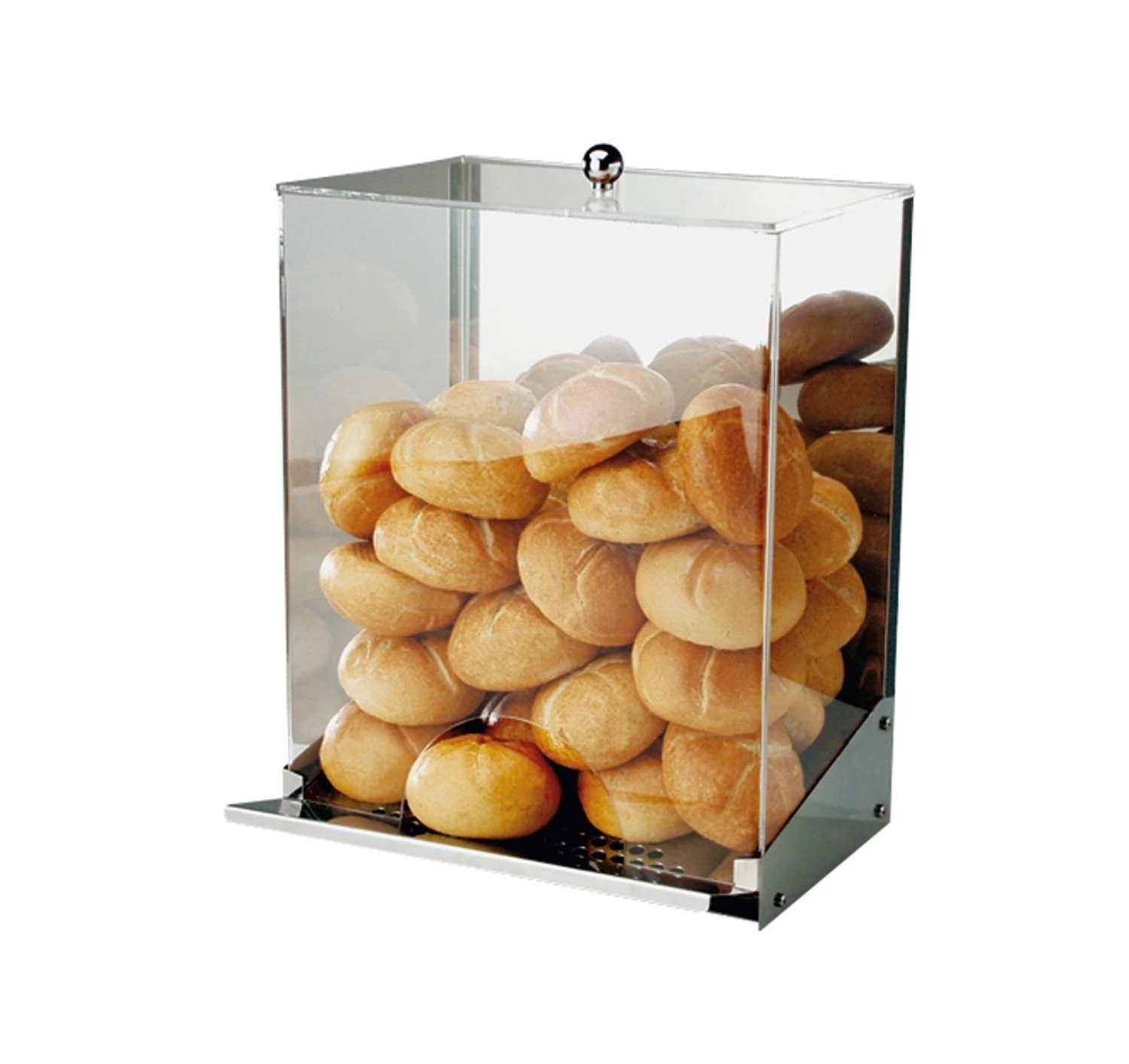 Brötchen-Spender Inox, ca. 32.5x27.5cm, H55cm