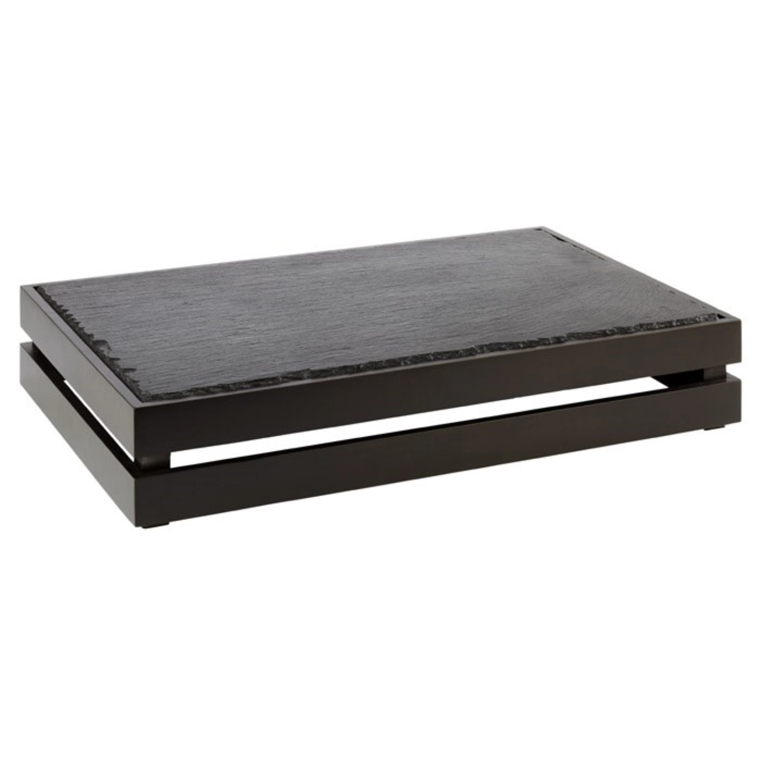 Holzbox Superbox 55.5x35cm H10.5cm, schwarz