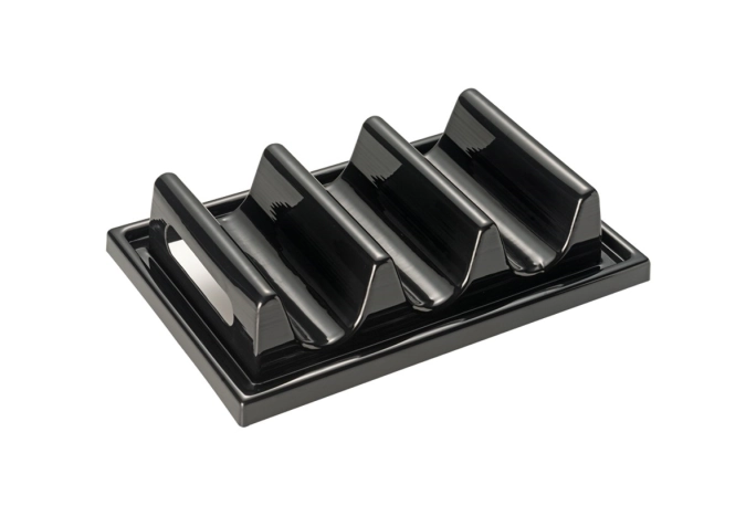 Snackpresenter mit 3 Mulden, 29x19cm H6.5cm