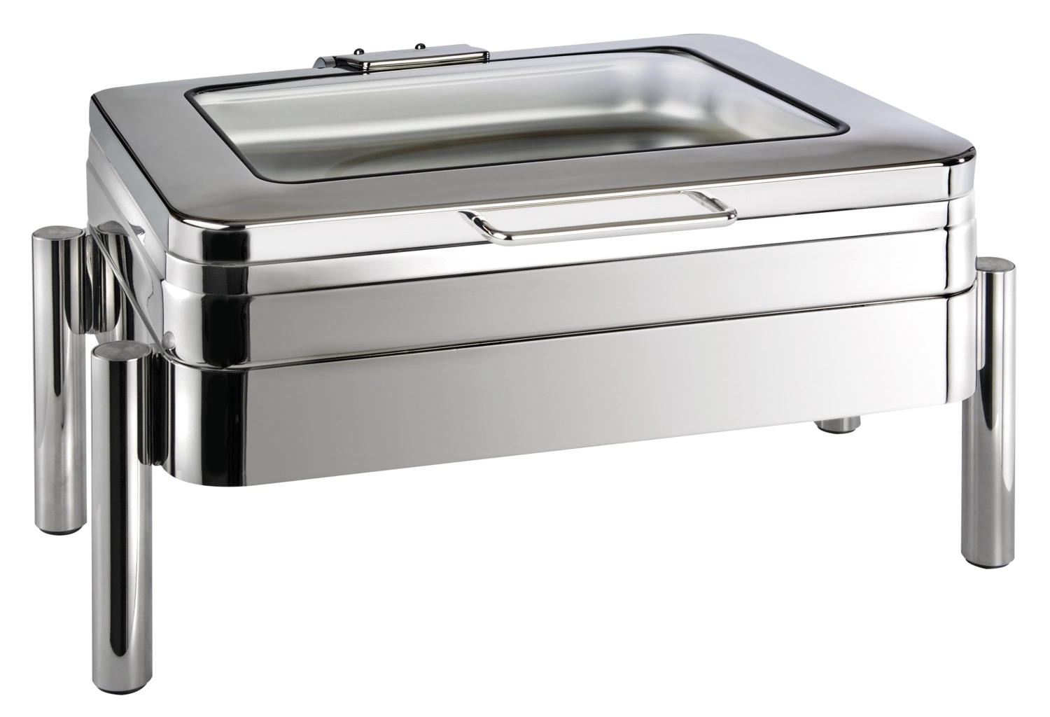 Premium Chafing Dish GN 1/1 66x48cm 9lt., Glasdeckel