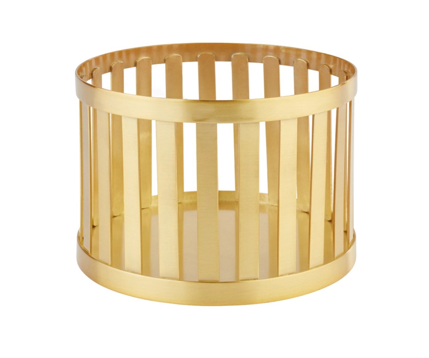 Korb/Ständer D15cm H10.5cm Gold