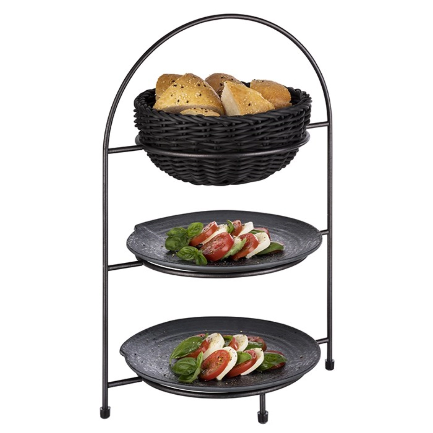 Présentoir à assiettes industrial