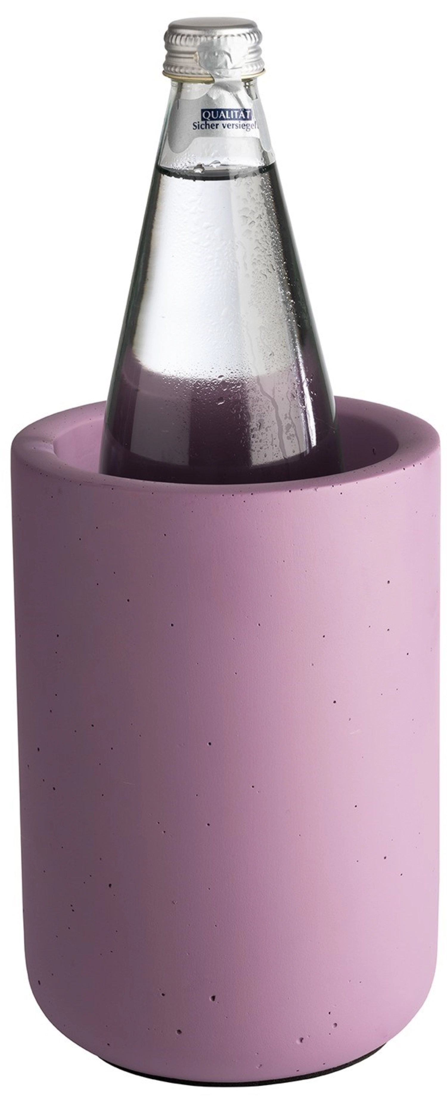 Seau à bouteilles ELEMENT, D12cm, H19cm, rose