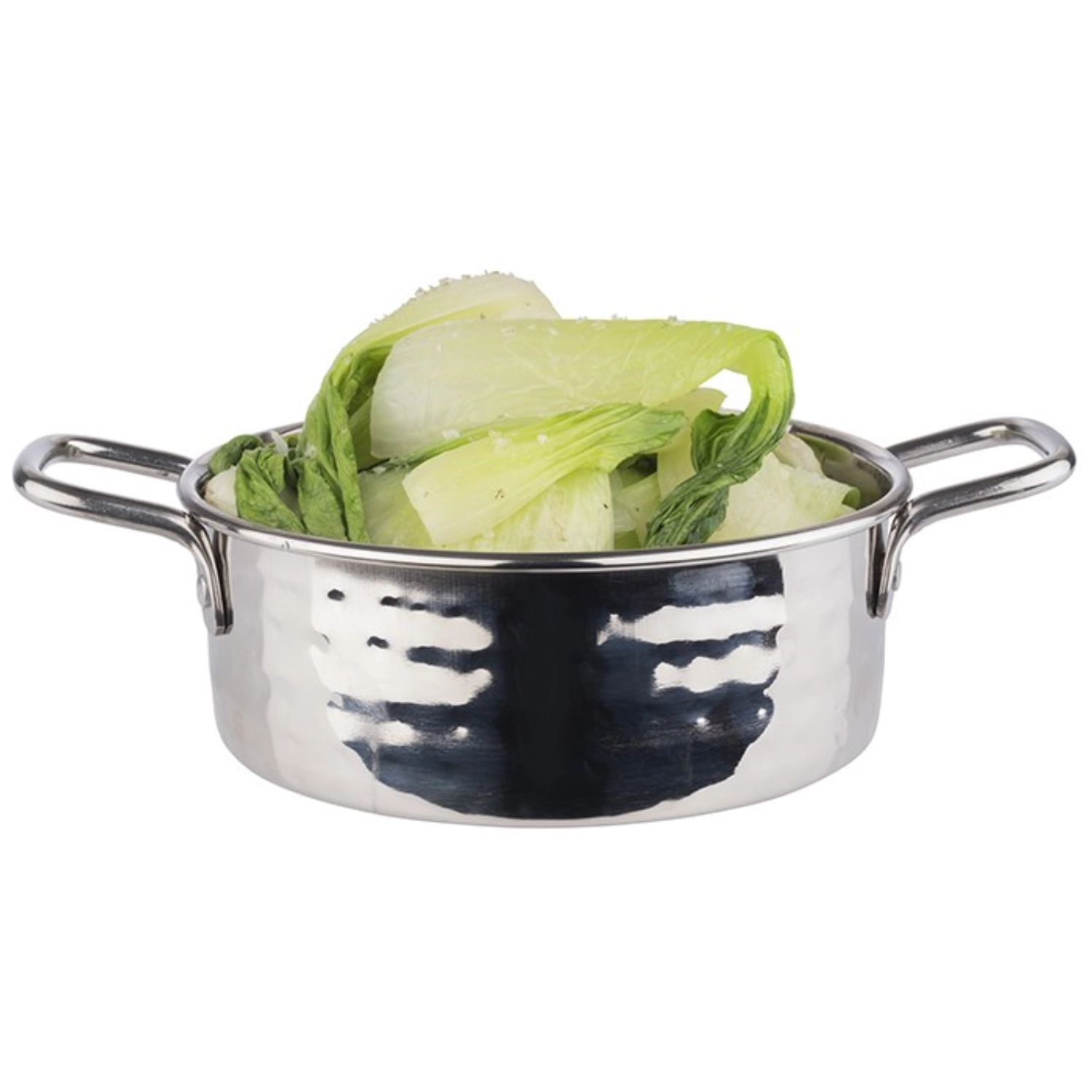 Serviertöpfchen 0.55l D13.5cm, H5cm, gehämmert