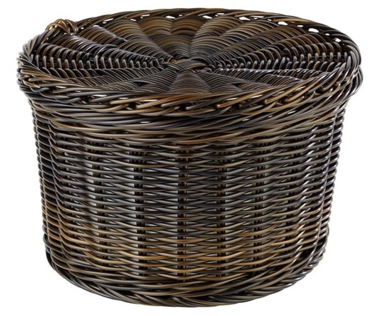 Eier-Korb, D26cm, H17cm, PP schwarz-braun