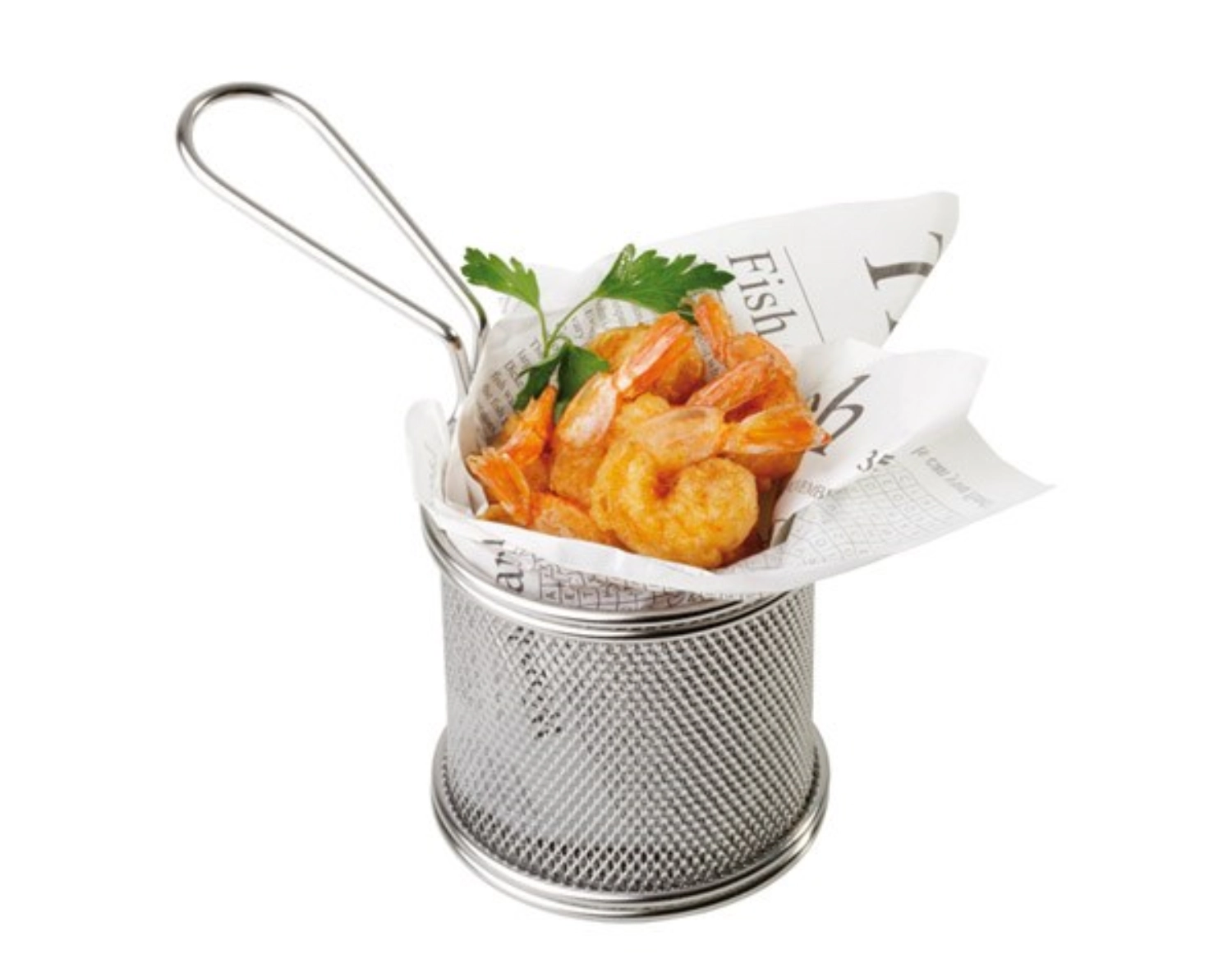 Paniers inox pour le service sur table