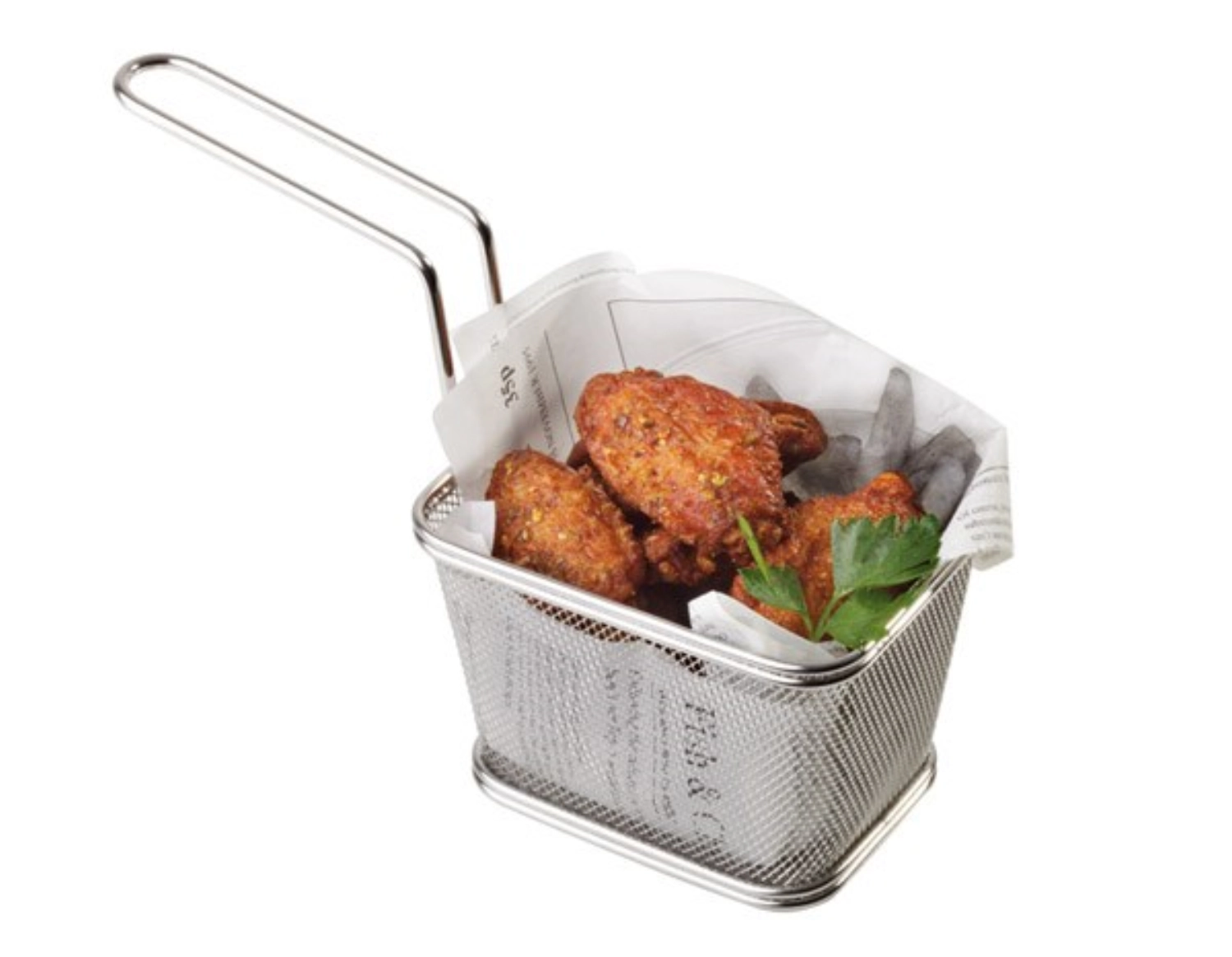 Paniers inox pour le service sur table