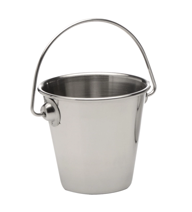 4er Set Servier und Saucen Eimer D7cm, H6.5cm