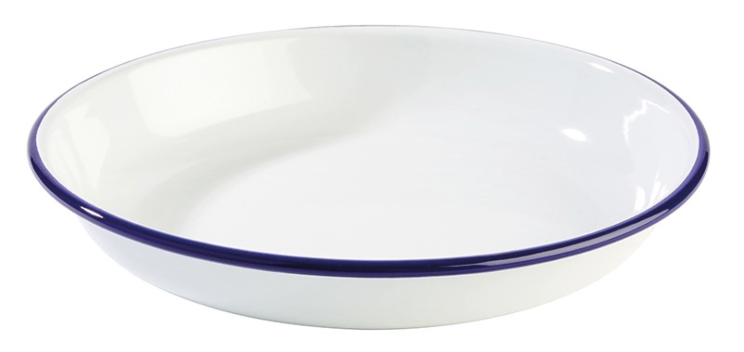 Teller tief 24cm ENAMELWARE, weiss