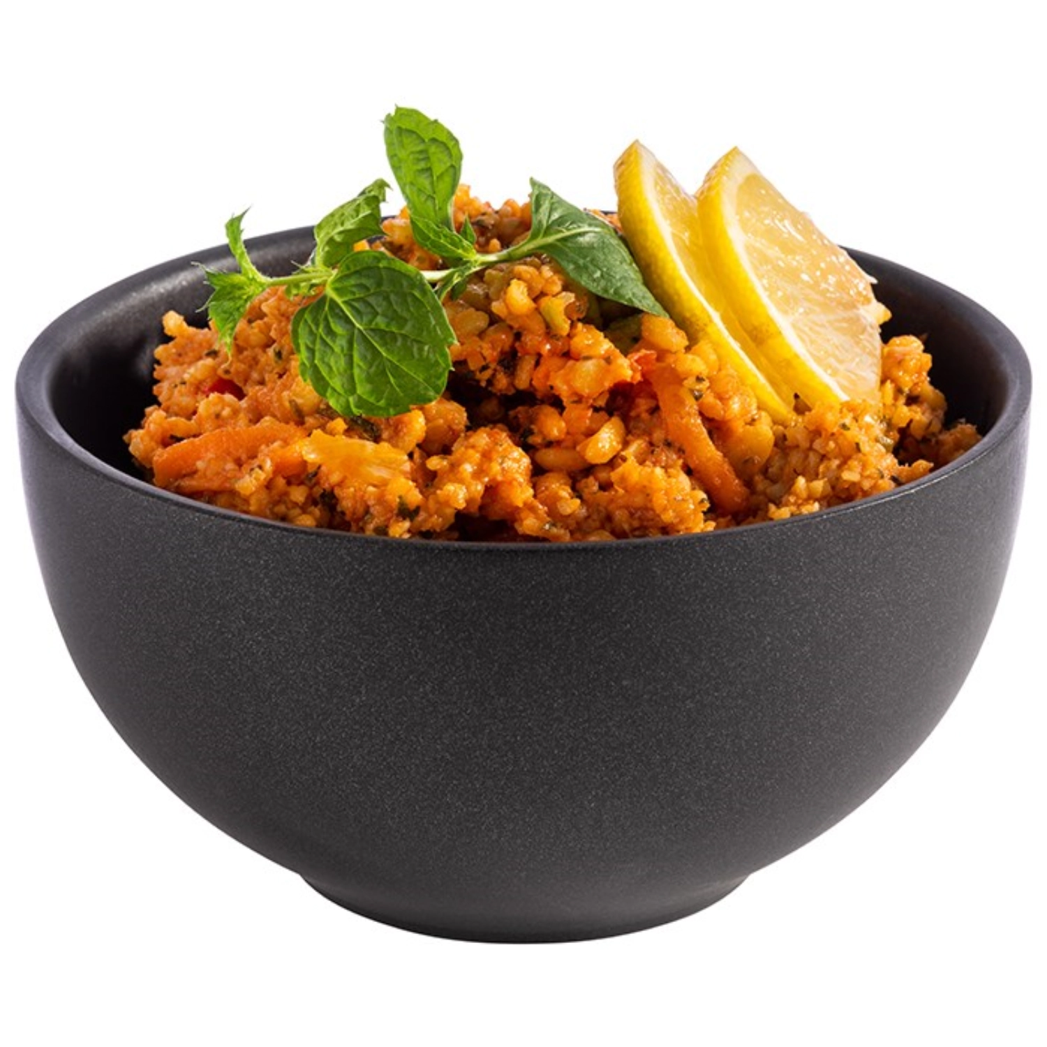 Bowl Levante D12cm H6.5cm, noir-gris