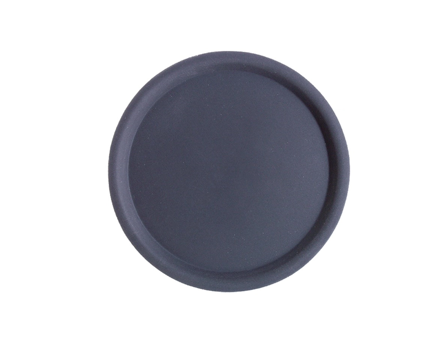 Serviertablett Happy Hour, ca. D43cm. rund, schwarz rutschf.