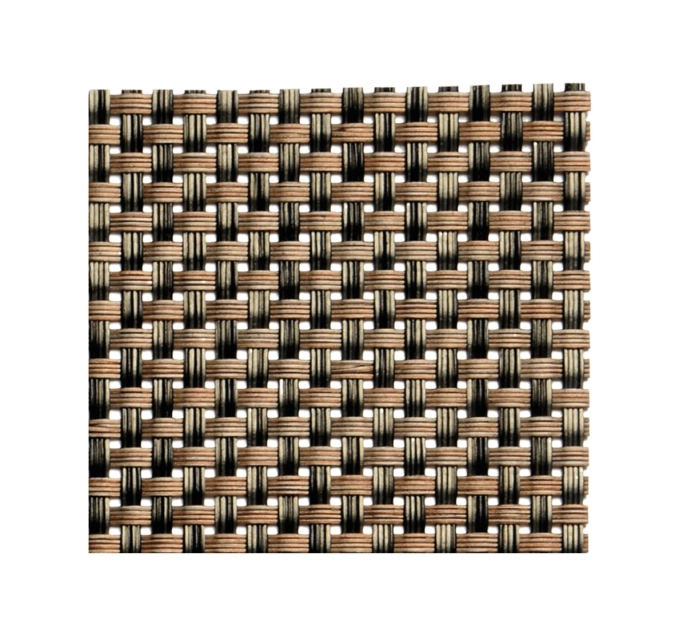 Pochette pour couverts beige brun, 6 pc. 24x9cm