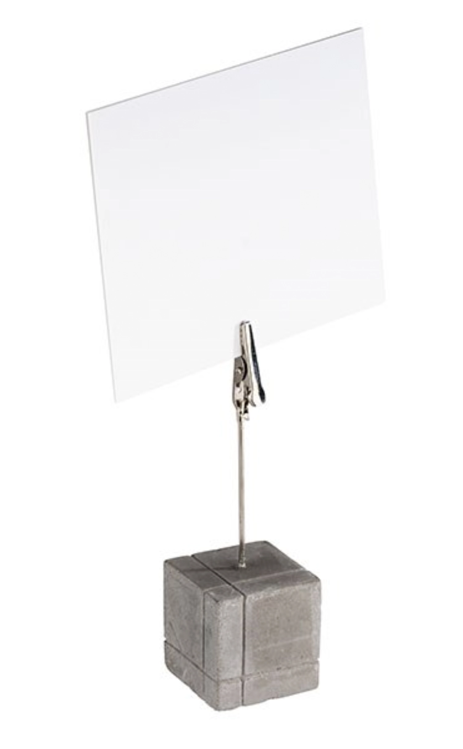 4er Set Tischsteller 3x3cm H: 12cm Beton