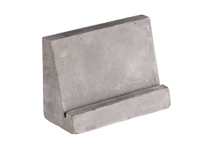 2er Set Tischsteller, 8x3,5cm H6cm Beton