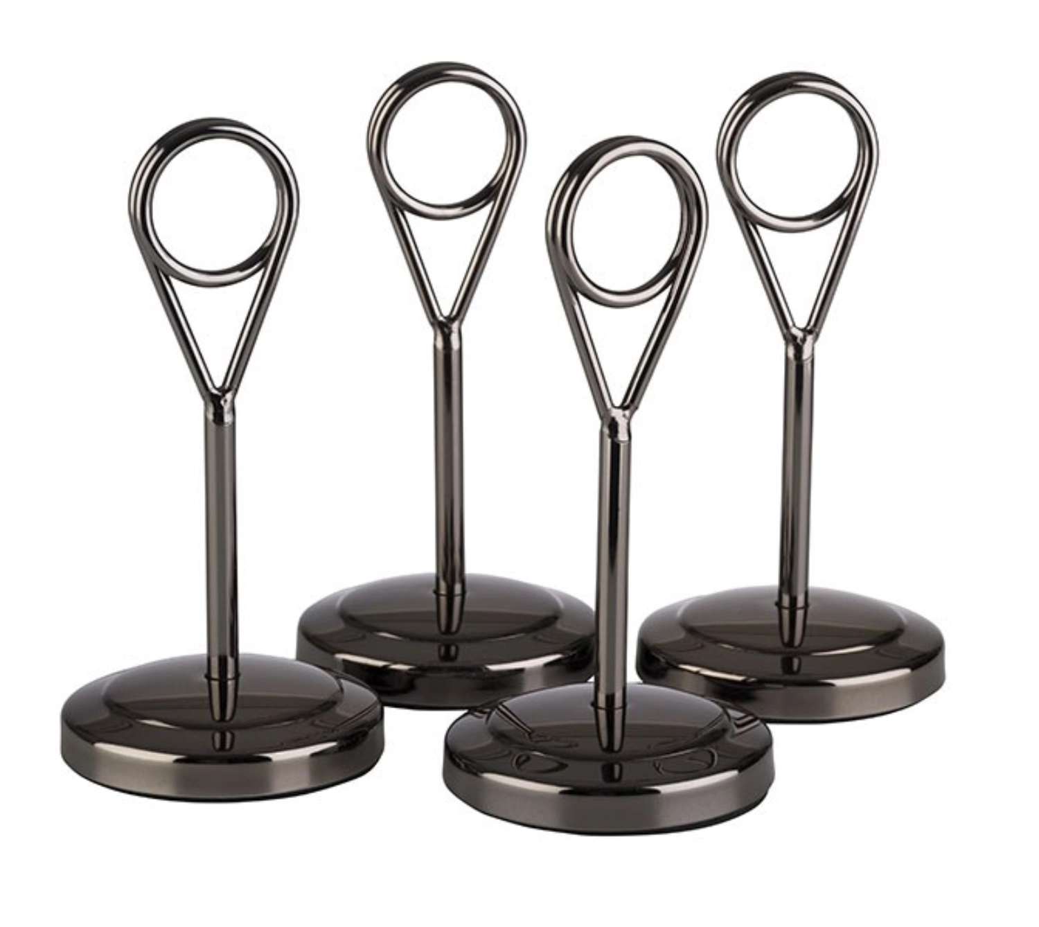 4er Set Tischsteller, D5cm H10,5cm Gunmetal