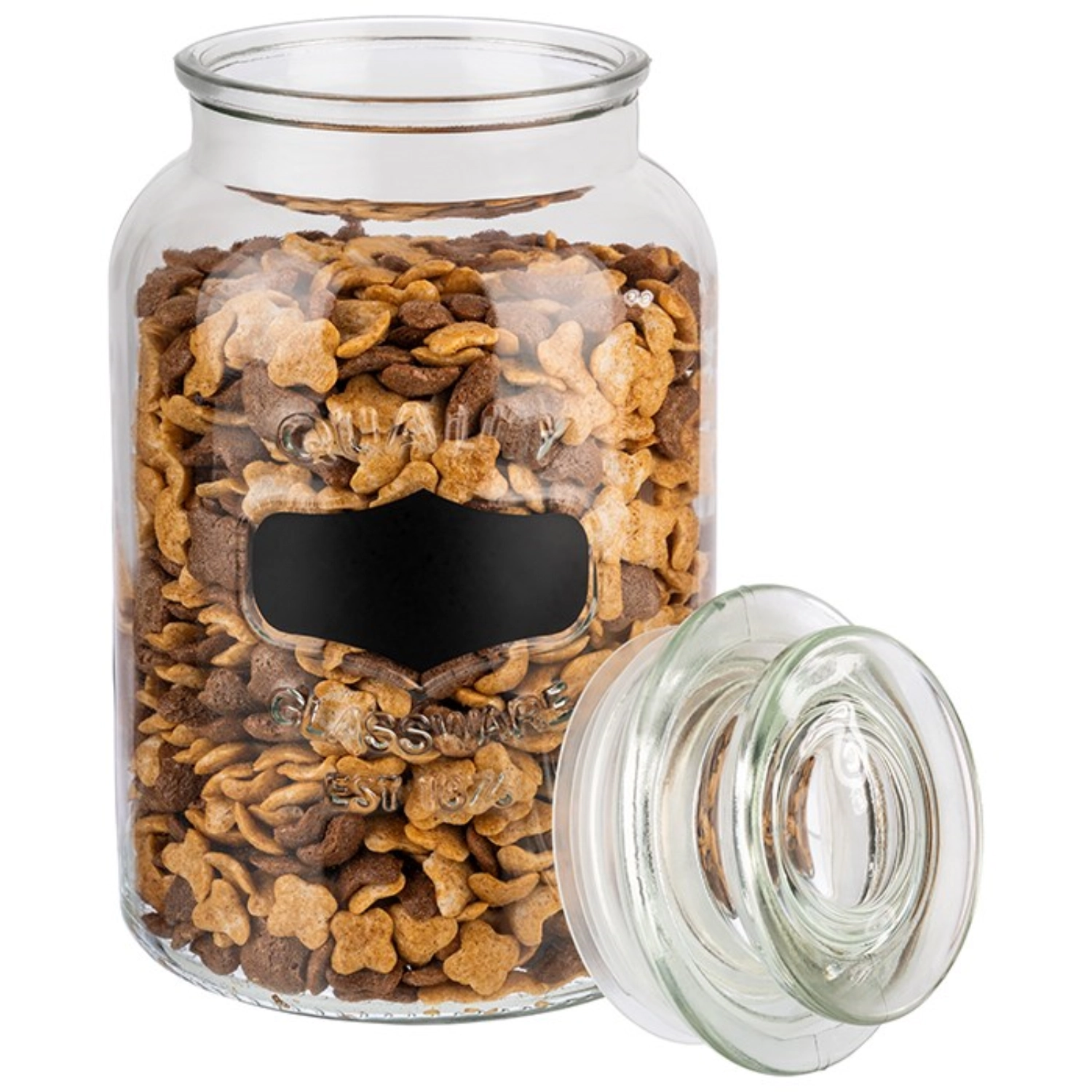 Canister Vorratsglas D12cm H21cm 1.5lt.