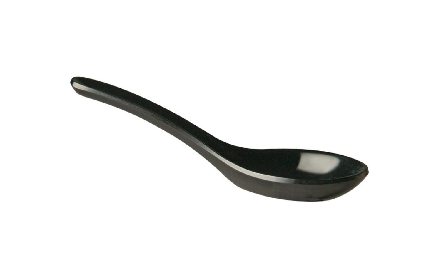 Fingerfood Löffel Hong Kong 13.5x4.5cm, schwarz