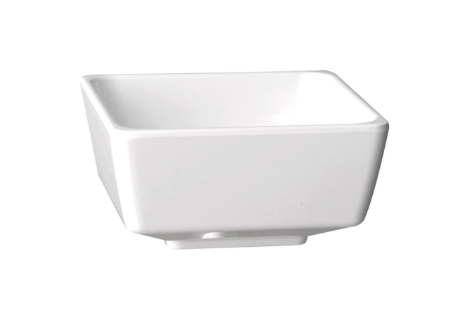 Schale FLOAT, 25x25cm, H12cm, weiss