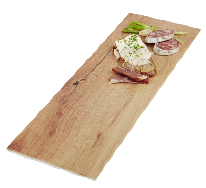 GN 2/4 Tablett Oak Light 53x16.2cm