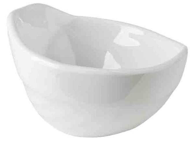 Schale MINI 7,5x7cm, H4,5cm weiss