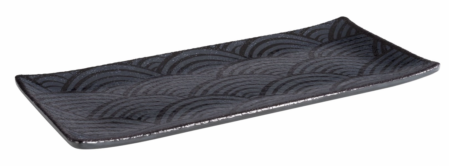 Tablett DARK WAVE 23x10,5cm H1,5cm