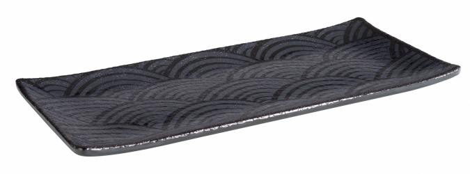 Tablett DARK WAVE 23x10,5cm H1,5cm