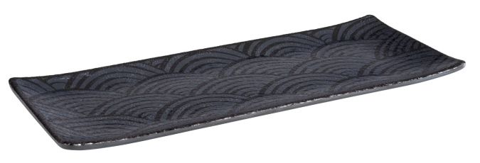 Tablett DARK WAVE 29x12cm H1,5cm