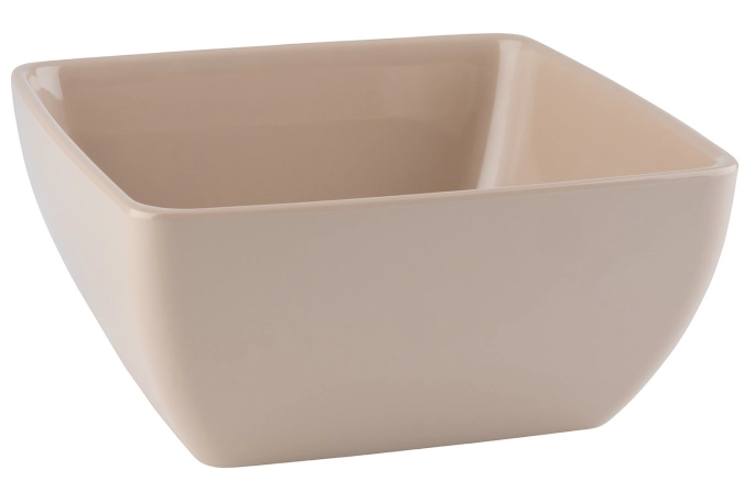 Coupe PURE, 19x19cm, H9cm 1.5L, sable
