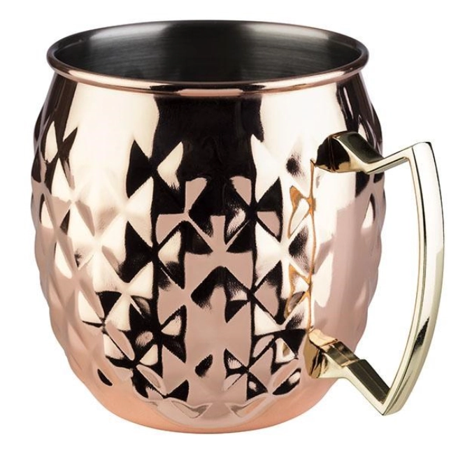 Mug Moscow Mule Kupfer Look glänzend D9,5cm H10cm